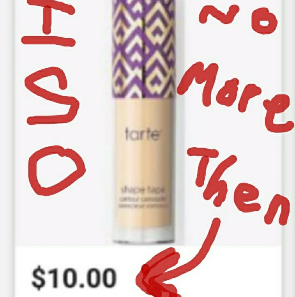 Tarte concealer of foundation.